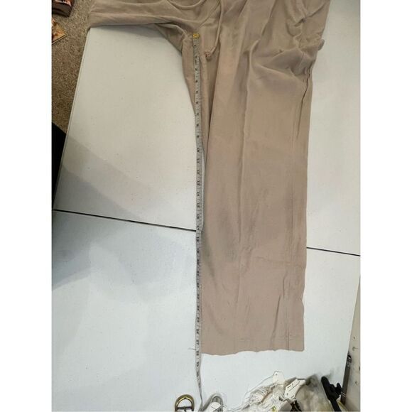 Torrid women’s tan pants linen blend size 2R - Picture 4 of 6